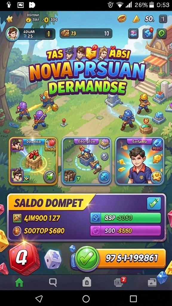 at866 - Tampilan karakter yang dinamis dan menarik.
