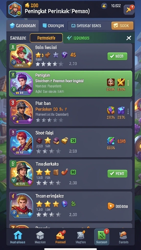 gacor518 - Screenshot menunjukkan tampilan antarmuka permainan yang menarik.
