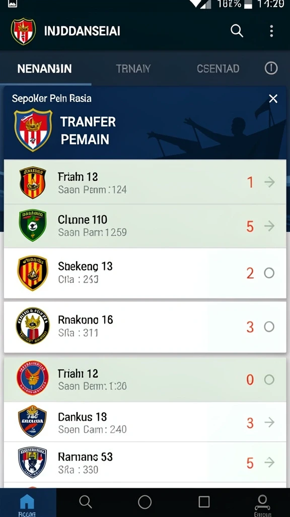 indo777 - Screenshot aplikasi menunjukkan tampilan antarmuka yang menarik.
