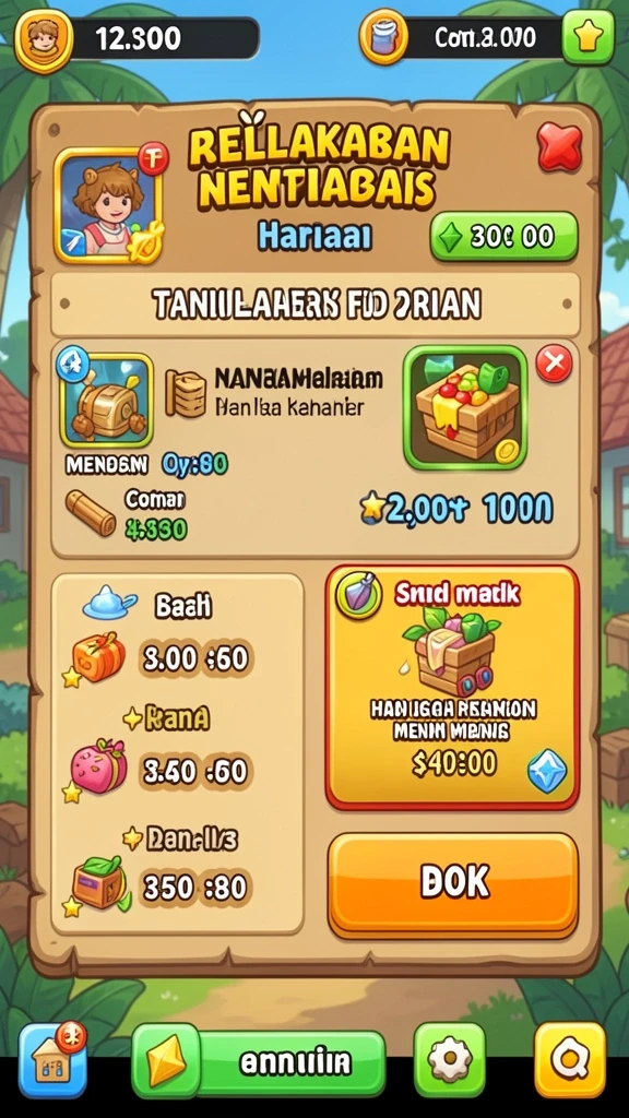 ratudewi - Screenshot menunjukkan tantangan seru dalam permainan.